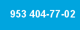 953 404-77-02 953 404-77-02